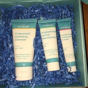 MDacne customized skin care kit NWT
